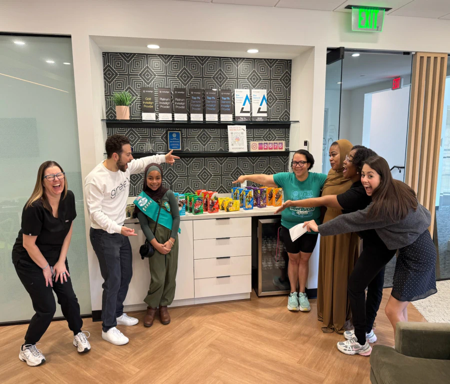 Green Orthodontics Girl Scouts health badge event